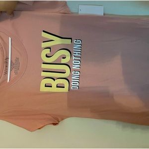 Woman light pink shirt